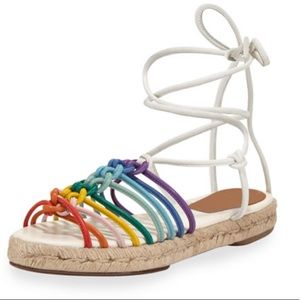 Chloé S/S 2016 Knotted Rainbow Sandals